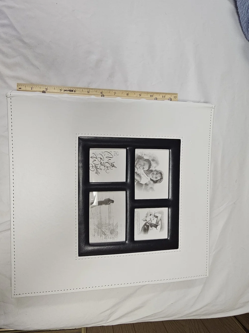 Beige Multi-Frame Photo Album Cover